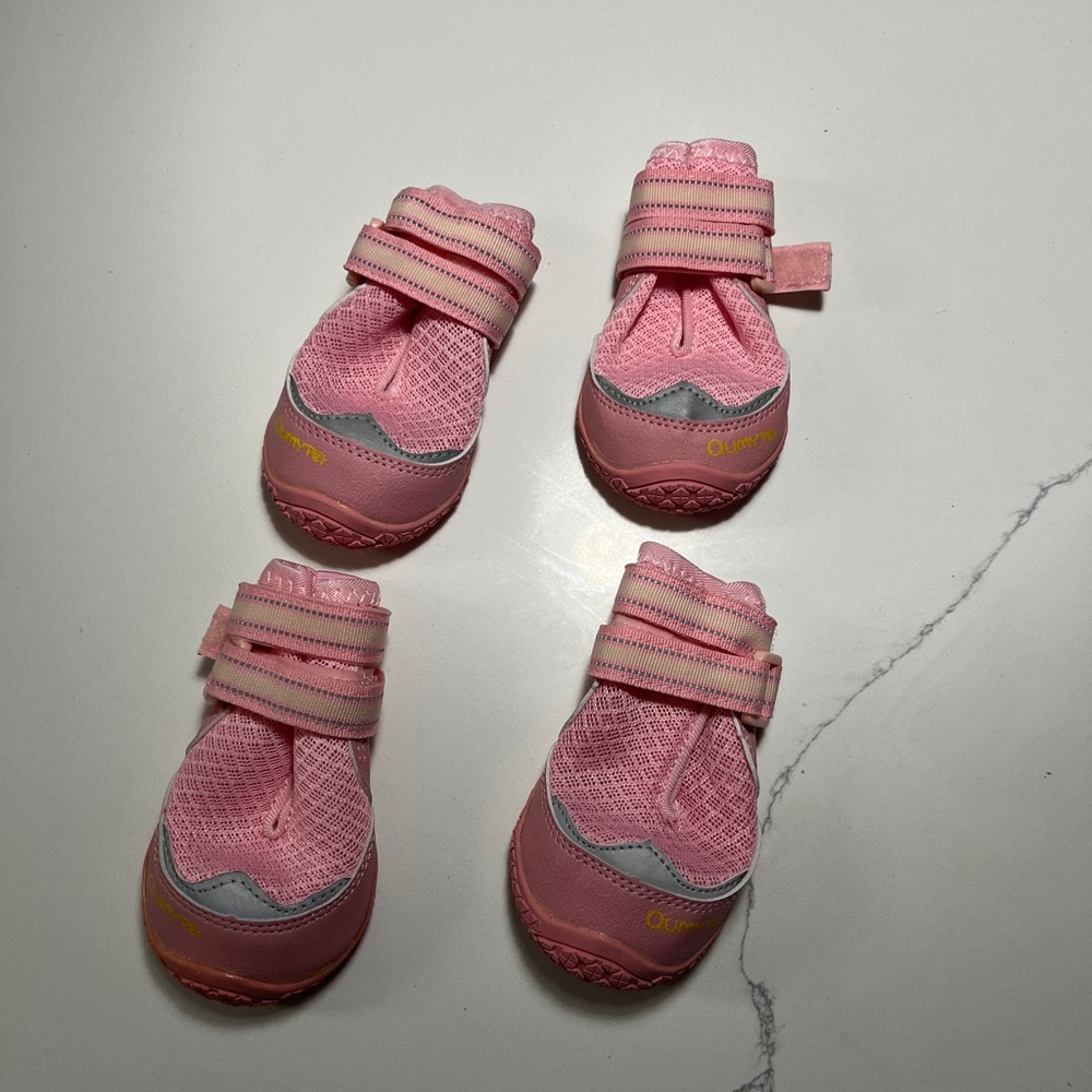 Dog Shoes Pink